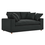 Commix Down Filled Overstuffed Loveseat by Lefancy