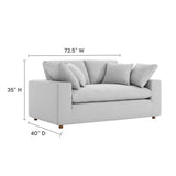 Commix Down Filled Overstuffed Loveseat by Lefancy