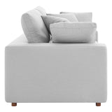 Commix Down Filled Overstuffed Loveseat by Lefancy