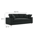 Commix Down Filled Overstuffed Sofa by Lefancy