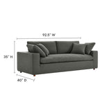 Commix Down Filled Overstuffed Sofa by Lefancy