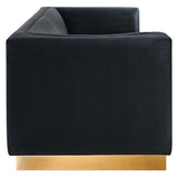 Eminence Upholstered Performance Velvet Sofa by Lefancy