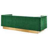 Eminence Upholstered Performance Velvet Sofa by Lefancy