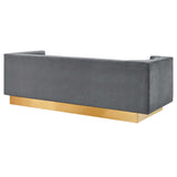 Eminence Upholstered Performance Velvet Sofa by Lefancy
