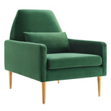 Liliana Performance Velvet Armchair by Lefancy