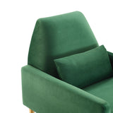 Liliana Performance Velvet Armchair by Lefancy