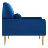 Liliana Performance Velvet Armchair by Lefancy