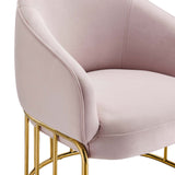 Legacy Performance Velvet Armchair by Lefancy