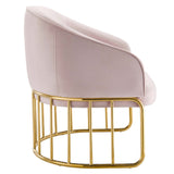 Legacy Performance Velvet Armchair by Lefancy