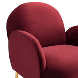 Transcend Performance Velvet Armchair by Lefancy