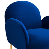 Transcend Performance Velvet Armchair by Lefancy
