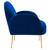 Transcend Performance Velvet Armchair by Lefancy