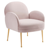 Transcend Performance Velvet Armchair by Lefancy