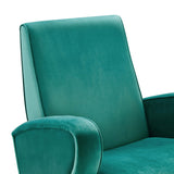 Superior Performance Velvet Swivel Chair by Lefancy