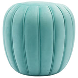 Celebrate Channel Tufted Performance Velvet Ottoman by Lefancy