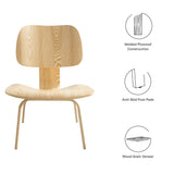 Fathom Wood Lounge Chair by Lefancy