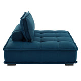 Saunter 5-Piece Tufted Fabric Fabric Sectional Sofa by Lefancy