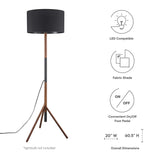 Natalie Tripod Floor Lamp by Lefancy