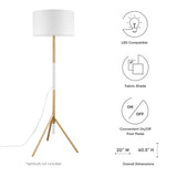 Natalie Tripod Floor Lamp by Lefancy