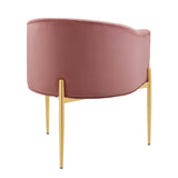 Savour Tufted Performance Velvet Accent Chairs Set of 2 by Lefancy