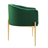 Savour Tufted Performance Velvet Accent Chairs Set of 2 by Lefancy