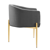 Savour Tufted Performance Velvet Accent Chairs Set of 2 by Lefancy