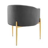 Savour Tufted Performance Velvet Accent Chairs Set of 2 by Lefancy