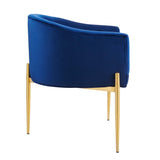 Savour Tufted Performance Velvet Accent Chairs Set of 2 by Lefancy