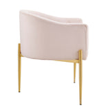 Savour Tufted Performance Velvet Accent Chairs Set of 2 by Lefancy