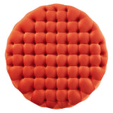 Amour Tufted Button Large Round Performance Velvet Ottoman by Lefancy