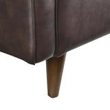 Impart Genuine Leather Loveseat by Lefancy