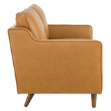 Impart Genuine Leather Loveseat by Lefancy