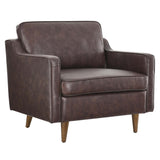 Impart Genuine Leather Armchair by Lefancy