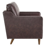 Impart Genuine Leather Armchair by Lefancy