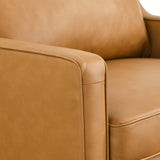Impart Genuine Leather Armchair by Lefancy