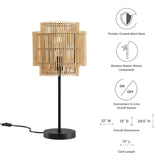 Nourish Bamboo Table Lamp by Lefancy