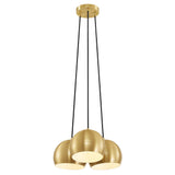 Chalice 3-Light Metal Pendant by Lefancy