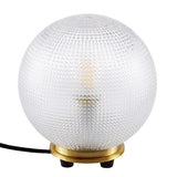 Destiny Glass and Metal Table Lamp by Lefancy