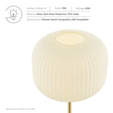 Reprise Glass Sphere Glass and Metal Table Lamp by Lefancy