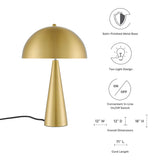 Selena Metal Table Lamp by Lefancy