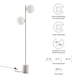 Logic Terrazzo Floor Lamp by Lefancy