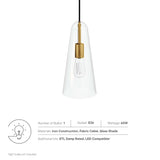 Beacon 1-Light Pendant Light by Lefancy