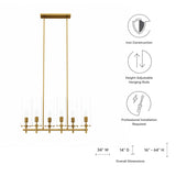 Skylark 6-Light Chandelier by Lefancy