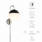 Stellar 1-Light Wall Sconce by Lefancy