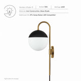 Stellar 1-Light Wall Sconce by Lefancy