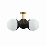 Stellar 3-Light Semi-Flush Ceiling Light by Lefancy