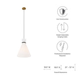 Starlight 1-Light Pendant Light by Lefancy