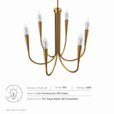 Penrose 6-Light Chandelier by Lefancy