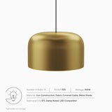 Avenue 1-Light Pendant Light by Lefancy