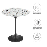 Lippa 20" Round Terrazzo Side Table by Lefancy